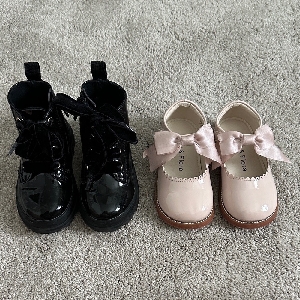 Toddler Girls Shoes - 2 pairs